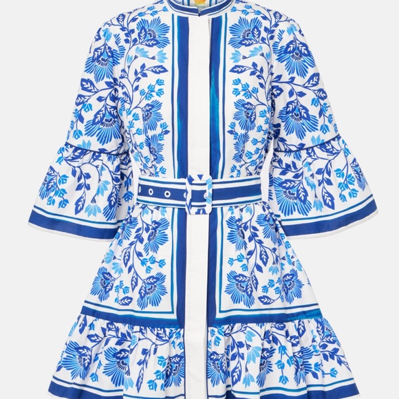 GORGEOUS FARM RIO GARDEN TILES MINI DRESS M - Picture 6 of 7